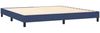 Polsterbett mit Matratze & LED Stoff Blau 200x200 cm, Härtegrad: H2 [3133187] Bild 5