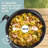 GOURMETmaxx Elektrische Pfanne 1500W metallic schwarz 42cm mit Deckel & Trenner, 1500 W, Pasta Pizza ohne Herd zubereiten Antihaftbeschichtung mit Cool-Touch Bild 2