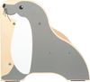 Small Foot Tritthocker Seehund „Wildlife“ aus Holz, Stabiler und Rutschfester Hocker im Seehund-Design, bis max. 150 kg, für Kinder ab 2 Jahren, 12669 Bild 4
