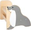 Small Foot Tritthocker Seehund „Wildlife“ aus Holz, Stabiler und Rutschfester Hocker im Seehund-Design, bis max. 150 kg, für Kinder ab 2 Jahren, 12669 Bild 3