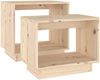 vidaXL Satztische 2 Stk. Massivholz Kiefer 813525 Bild 5