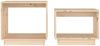 vidaXL Satztische 2 Stk. Massivholz Kiefer 813525 Bild 3