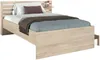 Stauraumbett Escale von Parisot Funktionsbett in Japanische Eiche mit Stauraum komplett Set – verschiedene Bettgrößen wählbar - Stauraumbett , 120 x 200 cm Bild 4