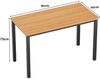 Computertisch Schreibtisch 80x40x75 cm Büro Workstation Home Office Holzplatte Bild 2