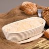 KESPER 19633 Brot- & Gärkorb aus Rattan, oval, 35 x 15 cm, Textilfutter abnehmbar / Gärkörbchen Bild 5