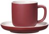 Ritzenhoff & Breker JASPER Espressotasse mit Untertasse 100 ml 4er Set beere Bild 2