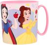 Disney Princess Becher Mikrowellengeeigneter Kunststoffbecher 390 ml – Motivbecher für Kinder Bild 2