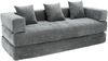 LVHOM Schlafsofa 3 sitzer, Klappsofa mit Schlaffunktion, Bodensofa, Schlafcouch aus Chenille-Stoff, frei Kombination, 198x79x60 cm Bild 3