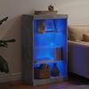 vidaXL Sideboard mit LED-Leuchten Betongrau 60,5x37x100 cm 836710 Bild 4