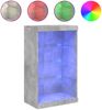 vidaXL Sideboard mit LED-Leuchten Betongrau 60,5x37x100 cm 836710 Bild 2