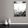 Queence Garderobe - "City Lights" Druck auf hochwertigem Arcylglas inkl. Edelstahlhaken und Aufhängung, Format: 100x120cm Bild 2