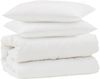 vidaXL Bettdecken Set 3 pcs Weiß Mikrofaser und Daunenfedern 3378011 Bild 2