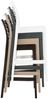 Barhocker TURAM - Kunststoff Dunkelgrau 45x51x105 cm | Barstuhl Mit Lehne Tresenhocker Tresenstuhl Kneipenhocker Kneipenstuhl Bild 3