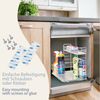 ONVAYA Gewürzregal ǀ Spülschrank-Organizer ǀ verchromter Stahl ǀ ausziehbar Bild 3