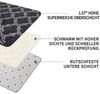 LuxusKollektion Hochflor-Teppich Teppich Hochflor 240x300 Dunkles Karograu 240 x 300 cm (Rechteckig) Bild 4