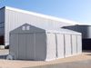 Lagerzelt 5x10 m Zelthalle Industriezelt mit 3,6m Seitenhöhe PVC Plane 850 N grau 100% wasserdicht Ganzjahreszelt mit Schiebetor Bild 2