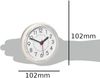 Wanduhr, Kunststoff, Rot Bild 2