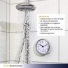 Wanduhr, Kunststoff, Rot Bild 3
