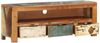 vidaXL TV-Schrank 110x30x40 cm Altholz Massiv 338028 Bild 3
