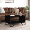 vidaXL Couchtisch Schwarz 75x51x40 cm Holzwerkstoff 848484 Bild 3