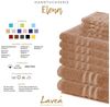 Lavea Seiftuch Elena, 30x30cm aus 100% Baumwolle, einzigartig weiche Seiftücher (Set, 10-St), ideal für die schonende Reinigung von Gesicht und Händen Bild 3