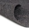 vidaXL Teppich Handgefertigt Jute Rund 120 cm Dunkelgrau 133666 Bild 2