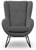 Sessel Designersessel ARTEMIS in Stoff Kronos Aschgrau Bild 3