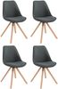 4er Set Besucherstuhl Toulouse Stoff Square Natura [320915] Bild 2