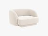 Micadoni Sessel Miley 1-Sitzer Samt Bluvel Helles Beige Bild 2