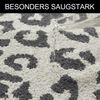 OTTO home Badematte Anna Leo, Badvorleger, Badezimmer Teppich, Duschvorleger, Höhe 15 mm, rutschhemmend beschichtet, schnell trocknend, fußbodenheizungsgeeignet, Polyester, rechteckig, mit Animal Print, modernes Muster, Leo, weich Bild 3
