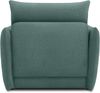 DOMO. collection Sessel 700023, Polstersessel, Schlaffunktion, Federkern, Füße mit Filzgleitern, Armsessel, Cocktailsessel, Loungesessel, 105 x 100 x 95 (BxTxH), blau (pertrol) Bild 5
