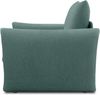DOMO. collection Sessel 700023, Polstersessel, Schlaffunktion, Federkern, Füße mit Filzgleitern, Armsessel, Cocktailsessel, Loungesessel, 105 x 100 x 95 (BxTxH), blau (pertrol) Bild 4