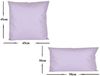 JACK Dekokissen 2er Set Outdoor Lounge Deko Kissen Set 45x45 cm + 30x50 cm Inkl. Füllung, mit Lotus-Effekt, Robust, Strapazierfähig, für Innen & Außen geeignet Bild 3