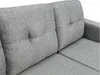 Vente-unique - Ecksofa - Ecke wechselbar - Stoff - Grau meliert - BARTOLOME Bild 5