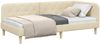 vidaXL Eckbettgestell Creme 90 x 200 cm Stoff 42016575 Bild 3