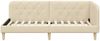 vidaXL Eckbettgestell Creme 90 x 200 cm Stoff 42016575 Bild 5
