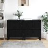 vidaXL Sideboard 2 pcs Schwarz Eichen-Optik 60 x 35 x 70 cm 3394547 Bild 4