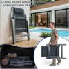HOMALL Gartenstuhl Aluminium Klappstuhl mit Armlehnen, 7-stufig verstellbarer Rückenlehne (Set, 6 St), Klappbare Gartenstühle reißfest und atmungsaktiv bis 150kg belastbar Bild 4