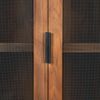 Schrank HARDY WALNUSS von ZUIVER Türen mit Mesh aus Metall Bild 5
