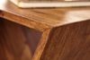 Beistelltisch X-Form 43 x 60 x 30 cm Sheesham Massivholz Anstelltisch, Tisch Wohnzimmer Massiv, Kleiner Wohnzimmertisch Echtholz, Sofatisch mit Ablagen Bild 5