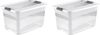 keeeper Organizer cornelia (Set, 2 St), Aufbewahrungsbox, 52 L, mit Deckel und Schiebeverschluss, Kunststoff Bild 2