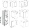 Küchenzeile R-Line Edelgrau/Weiß 300 cm mit Hochschrank, ohne Arbeitsplatte Vicco Bild 3
