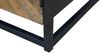 Lowboard >Madira< in Schwarz, Mangoholz/Metall - 140x50x40cm (BxHxT) Bild 5