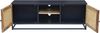 Lowboard >Madira< in Schwarz, Mangoholz/Metall - 140x50x40cm (BxHxT) Bild 4