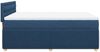 vidaXL Boxspringbett mit Matratze Blau 140x200 cm Stoff 3287499 Bild 5