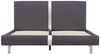 vidaXL Bettgestell Grau Kunstleder 140x200 cm [280838] Bild 3