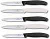 Victorinox | Swiss Classic Gemüsemesser-Set | 10 cm Klinge | 5-tlg. Schwarz & Weiß | perfekt für Tomaten | scharfe Präzisionsklinge | ideal für feine Schnitte in der Küche Bild 3