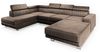 Masseno Ecksofa SIENA mit Schlaffunktion U-Form, Sofa mit Bettkasten Bild 2