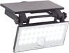 Brilliant LED Außen-Wandleuchte Luton Außenlampe Solar, 19 cm, 1000 lm, 4100 K, schwenkbar, schwarz Bild 5