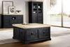 Couchtisch-Truhe 90x90cm 'Mumbai' Mango natur & schwarz Bild 2